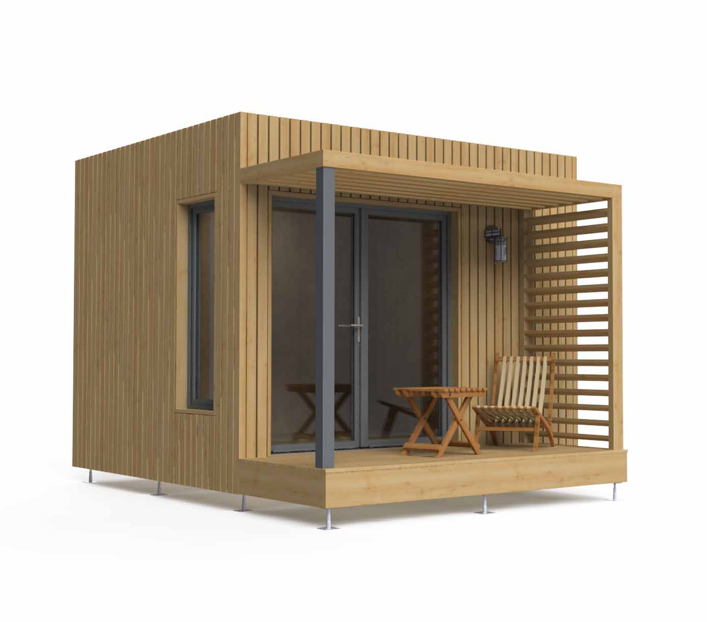 11m2 exterieur edencube Studio edencube de 11m2 vue extérieure