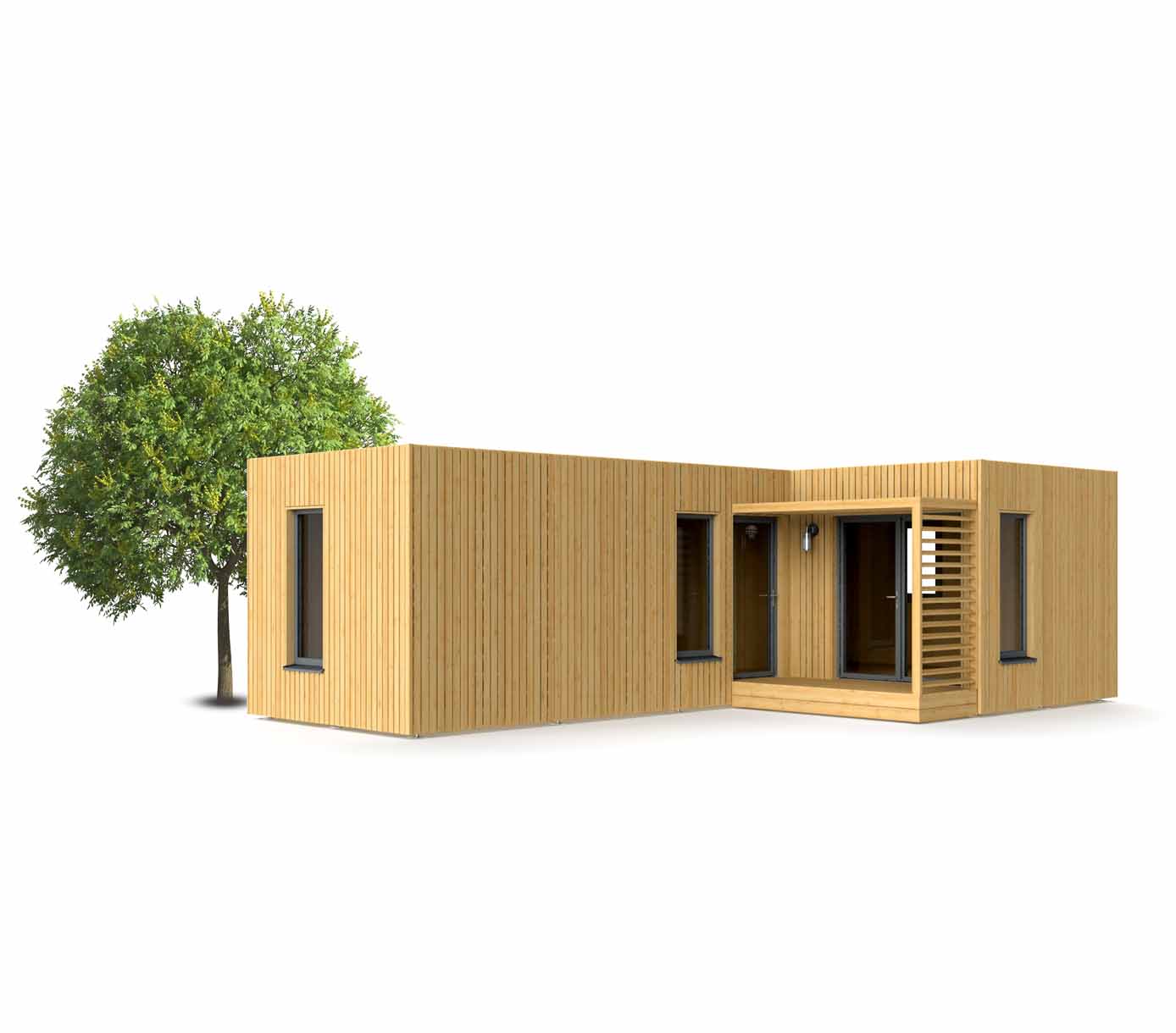 40m2 exterieur Studio de jardin 40m2