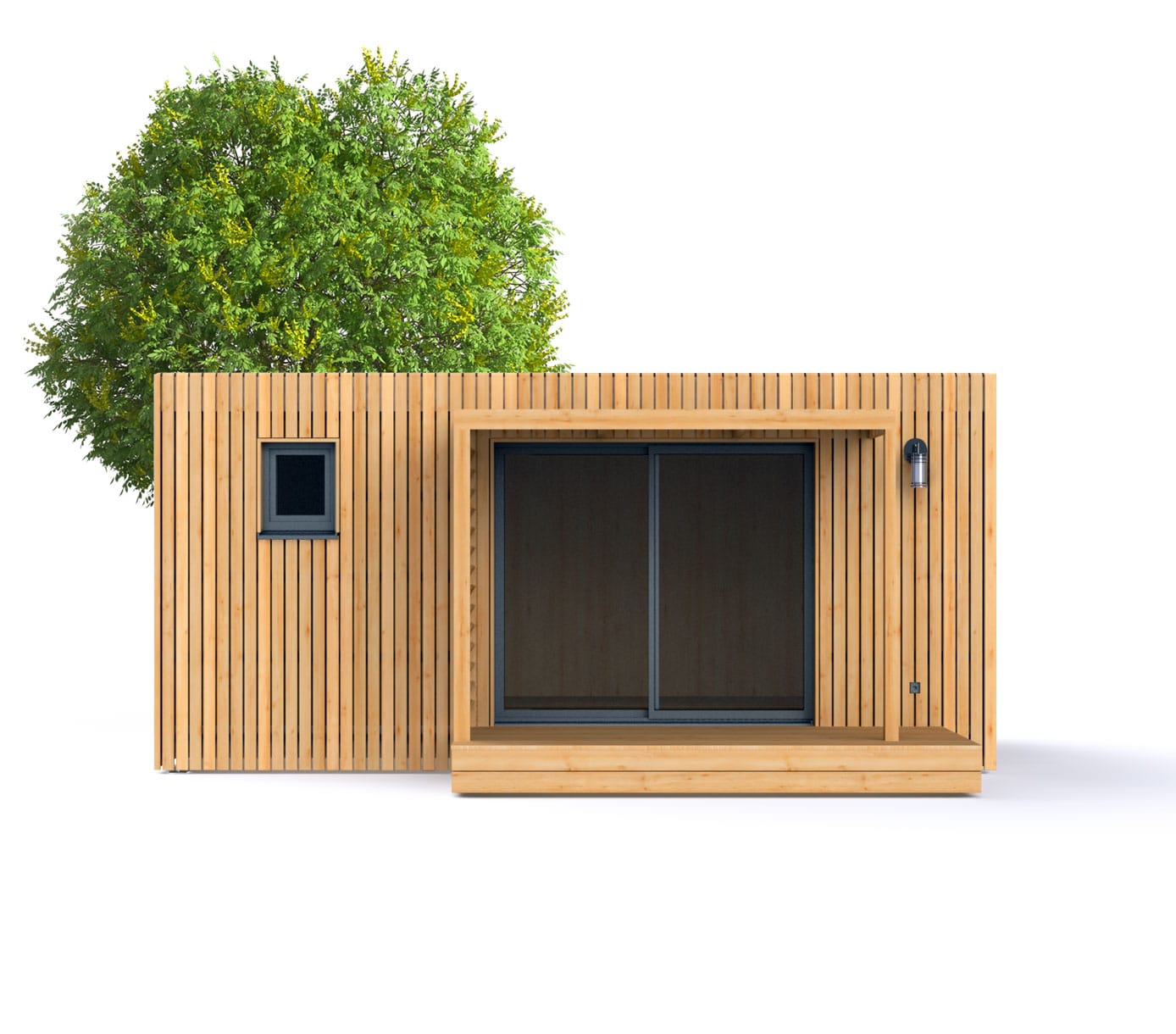 Studio de jardin edencube en ossature bois de 18m2